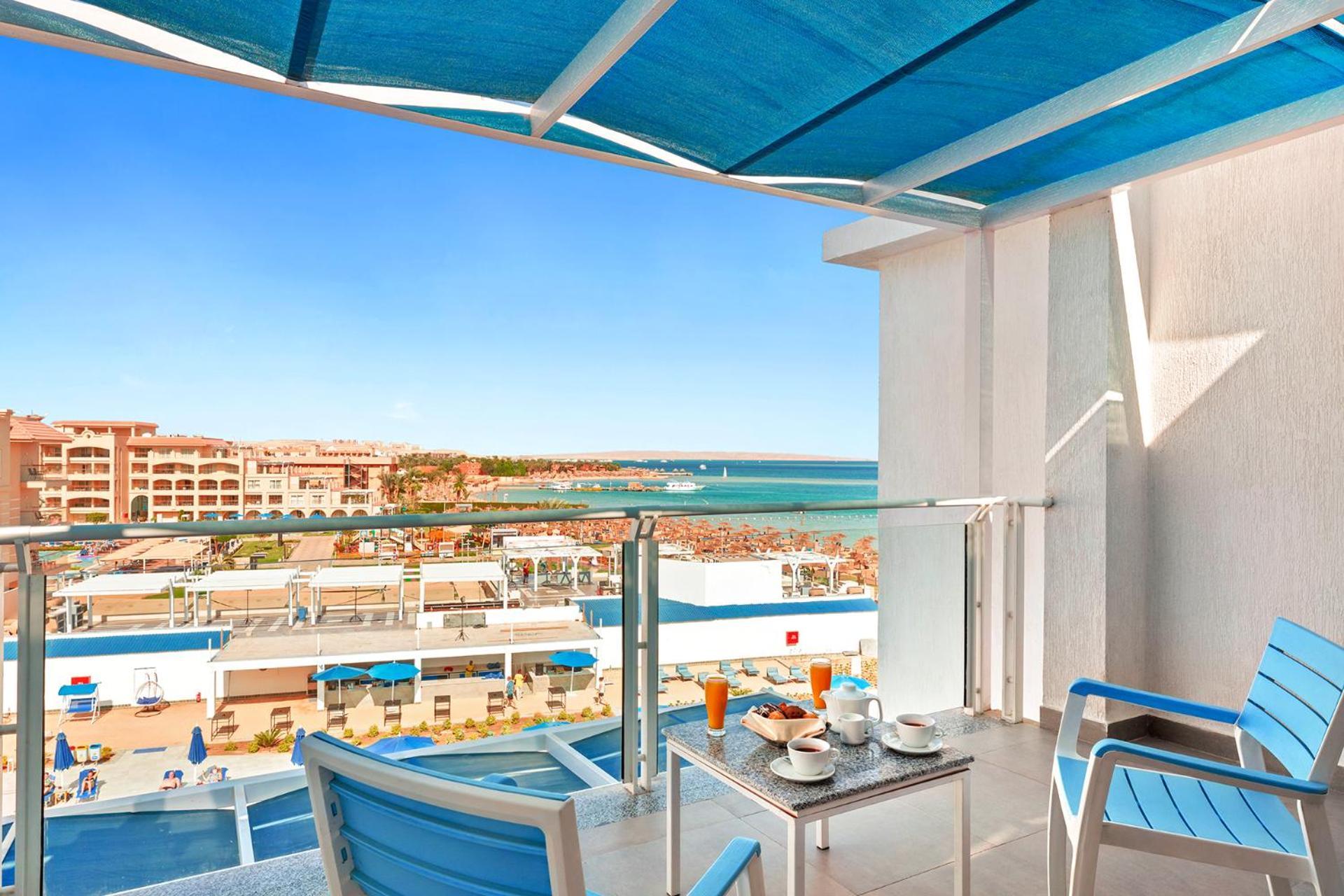 Pickalbatros Blu Spa Resort - Adults Friendly 16 Years Plus- Ultra All-Inclusive Hurghada Exterior photo Balcony of a hotel room